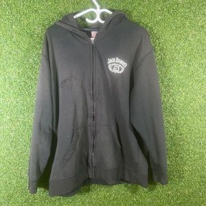Vintage Embroidered Jack Daniels Full Zip